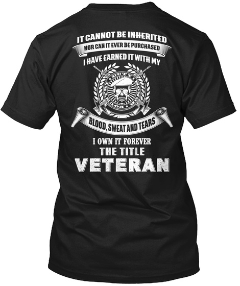 (Last Chance) Veteran - it cannot be inherited nor can it ever be ...