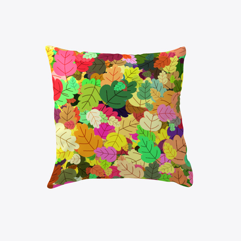 Autumn Leaves Pillow White T-Shirt Front