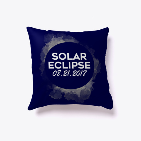 Solar Eclipse   08.21.2017 Dark Navy Maglietta Front