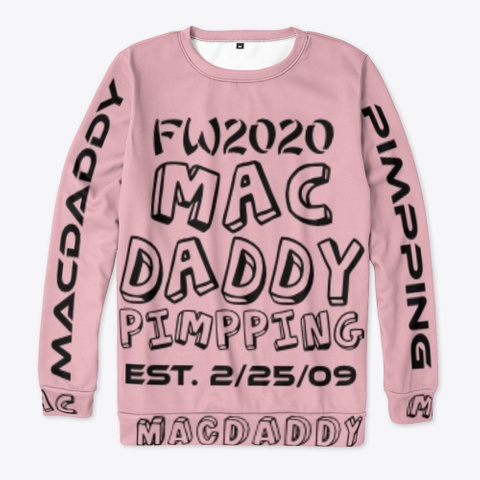 Macdaddypimpping Fw2020 Collections Pink T-Shirt Front