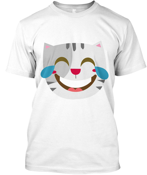 Laughing Cat Cute Smile Emoji Shirt