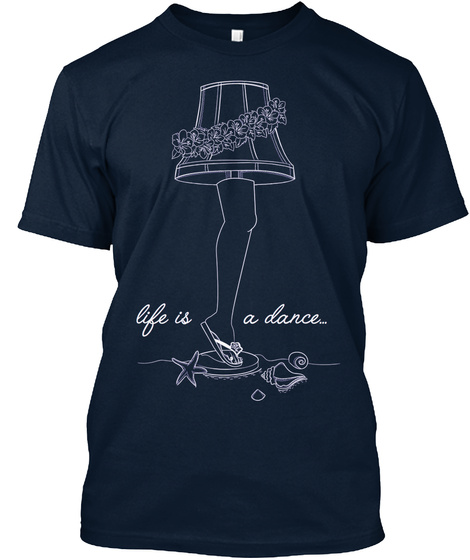 Team Holly: Life Is A Dance  New Navy T-Shirt Front