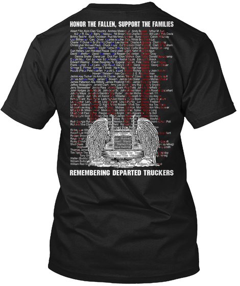 Departed Truckers Memorial Unisex Tshirt