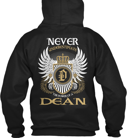 Never Underestimate The Power Of A Decan Black T-Shirt Back