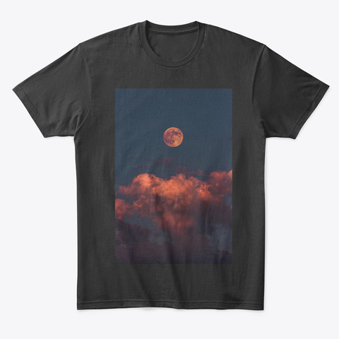 Red Moon Black T-Shirt Front