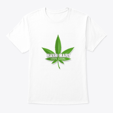 Hash&Mary  White T-Shirt Front