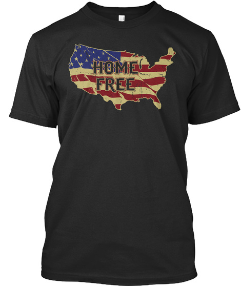 Home Free Black T-Shirt Front