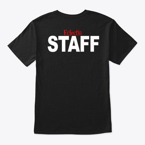 Eclectia Staff Black T-Shirt Back