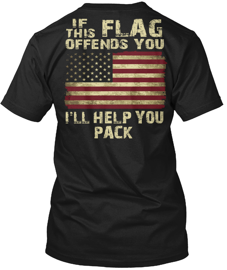 IF THIS FLAG OFFENDS YOU .... Unisex Tshirt