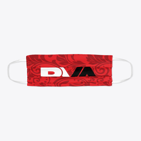 Rva Unity: Face Mask Red T-Shirt Flat