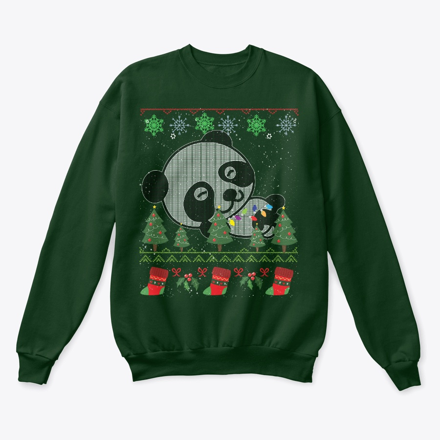 Panda Ugly Christmas Sweater Unisex Tshirt