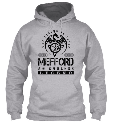 Mefford   Legends Alive Sport Grey T-Shirt Front