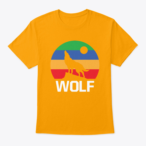 Wolf Pack Pact Claw Forest Gold T-Shirt Front
