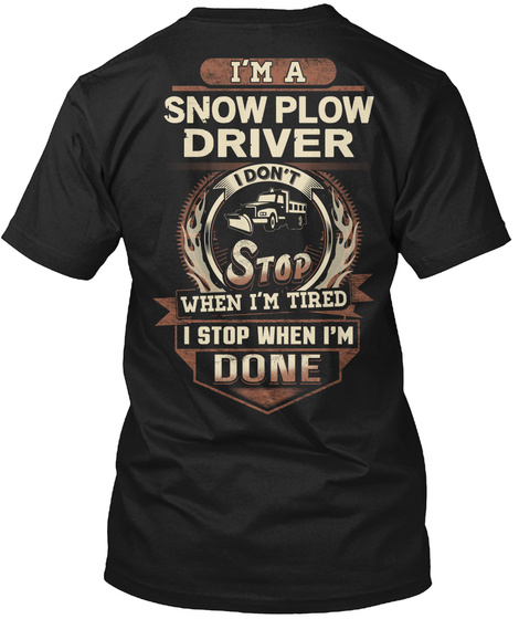 Awesome Snow Plow Driver Shirt