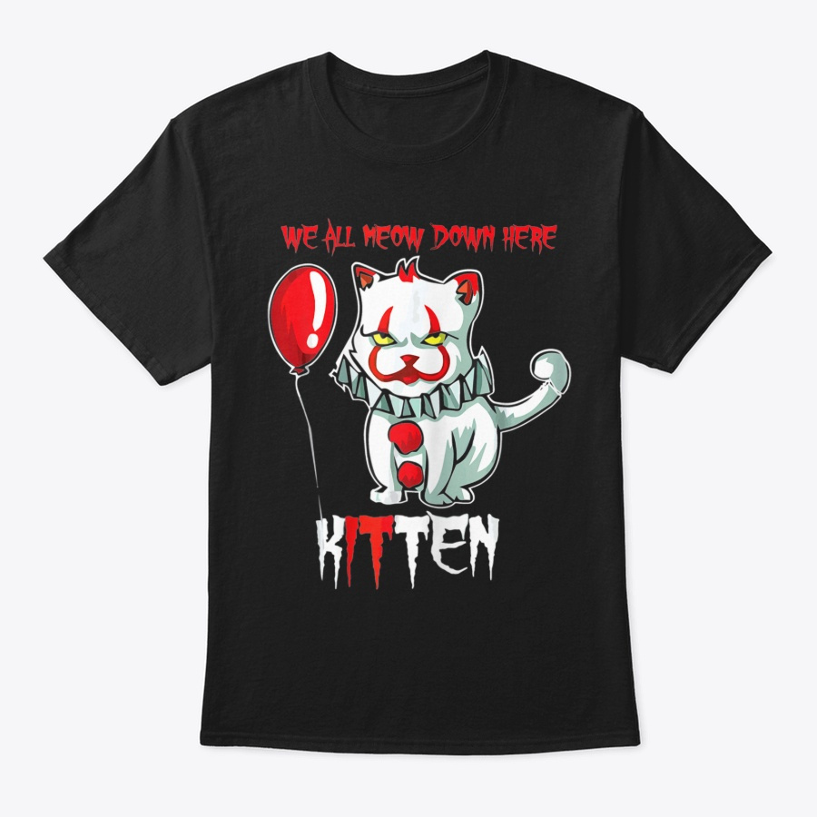 Cat Halloween Clown Cat Kitten Unisex Tshirt