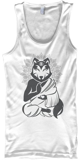 Are You Aware Wolf? White T-Shirt Front