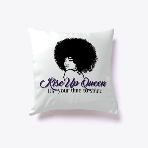Rise Up Queen Afro Pillow Standard T-Shirt Front