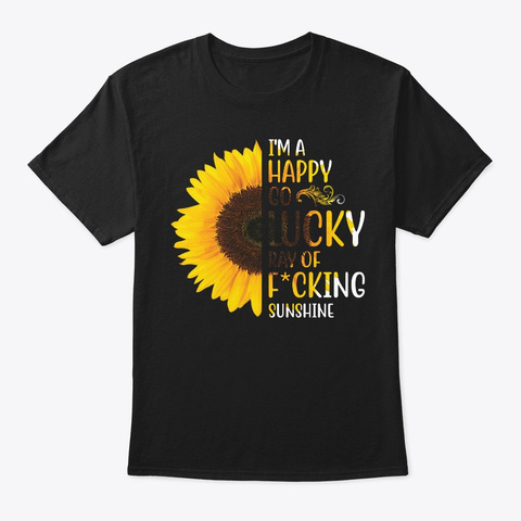 Funny T Shirts For Woman   Fuck Sunshine Black T-Shirt Front