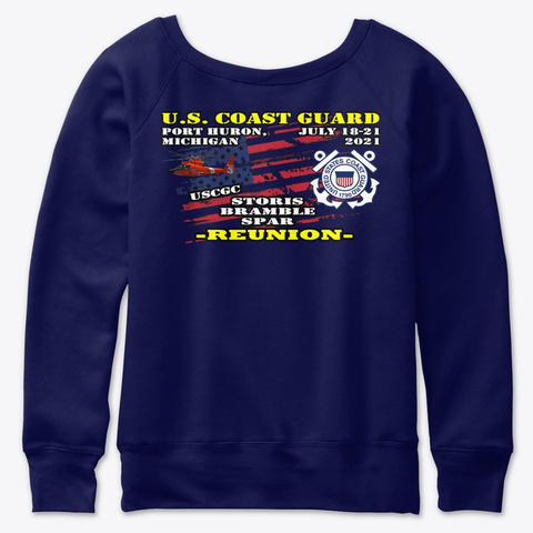 Storis, Bramble, Spar Reunion T Shirt. Navy  T-Shirt Back