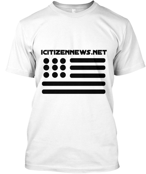 Icitizennews.Net White T-Shirt Front