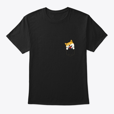 Cute Shiba Inu Owner Shirt Dog In Your Black T-Shirt Front