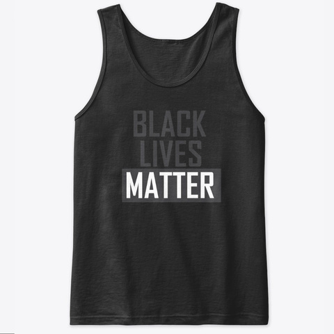 Blm   Black Lives Matter Simple Print  Black Camiseta Front