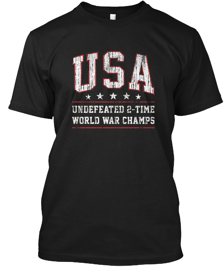 Vintage USA Undefeated 2-Time Shirt Unisex Tshirt