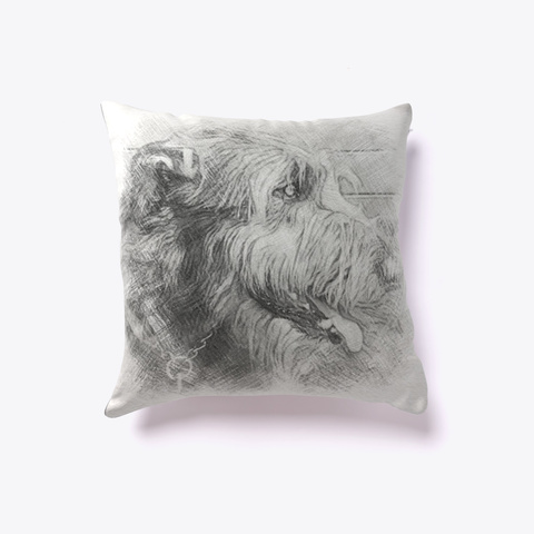 Put A Wolfhound On Your Couch   Pencil 2 White T-Shirt Front