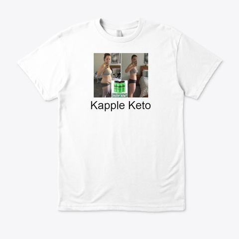 Kapple Keto [Get Slim Body Shape Easily] White T-Shirt Front