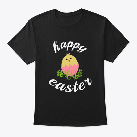 Happy Easter 2020 Ntdja Black T-Shirt Front