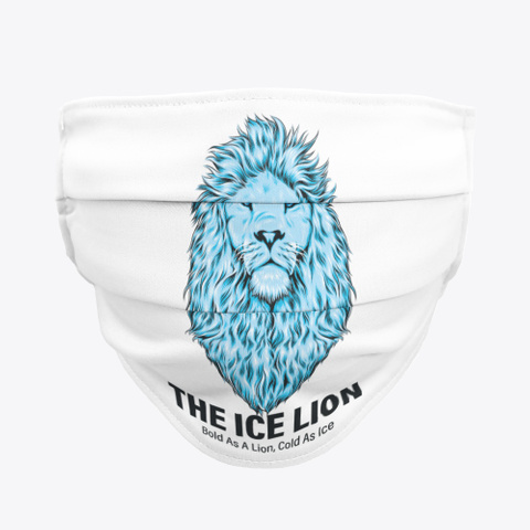 The Ice Lion Cloth Mask Standard T-Shirt Front