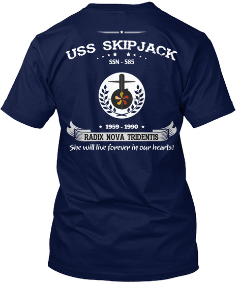 USS SKIPJACK SSN-585 MEMORIES Unisex Tshirt