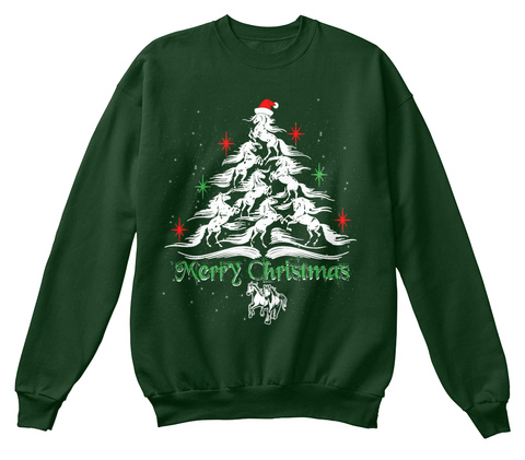Merry Christmas Deep Forest  T-Shirt Front