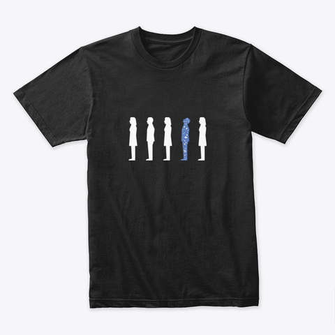 Stargazer Man 🚀 #Sfsf Black T-Shirt Front