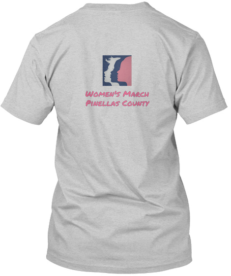 Women's March Philleas County Light Steel T-Shirt Back