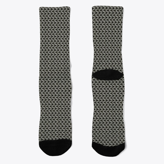 CHAINMAIL print socks