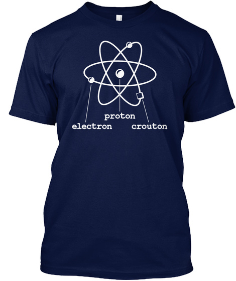 Proton Electron Crouton Navy T-Shirt Front
