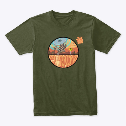 29 Palms Ufo Abduction Shirts Extended Military Green T-Shirt Front