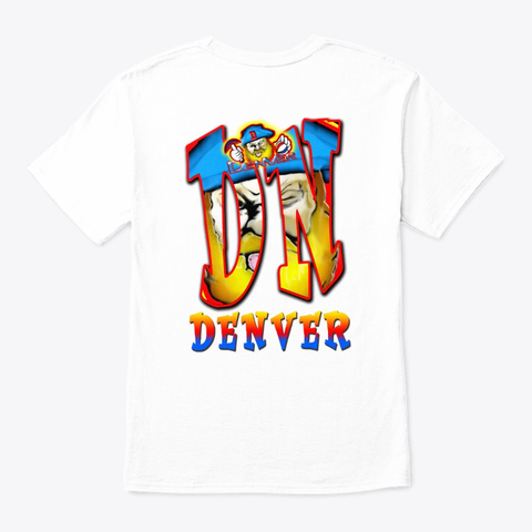 Denver Nugzz 74 Edition White T-Shirt Back