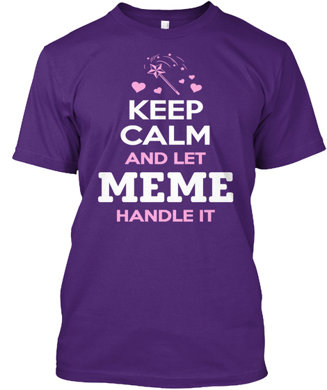 Keep Calm Meme Front Print
