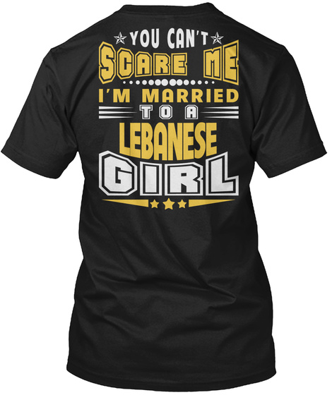 You Cant Scare Me Lebanese Girl T-shirts