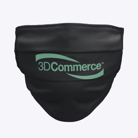 Khronos 3 D Commerce™ Mask Black T-Shirt Front