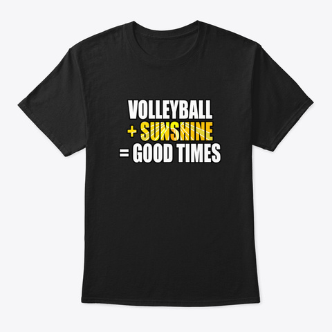 Volleyball Vmweq Black T-Shirt Front