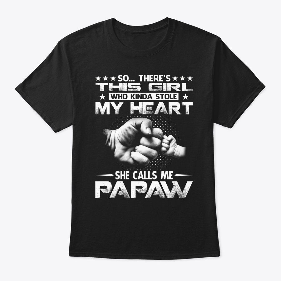 My Heart She Calls Me Papaw Unisex Tshirt