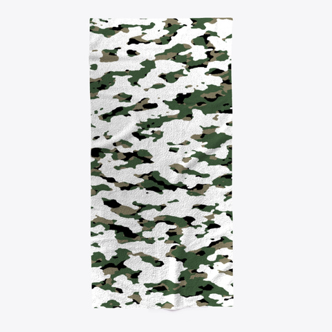 Military Camouflage   Winter Alpine V Standard T-Shirt Front