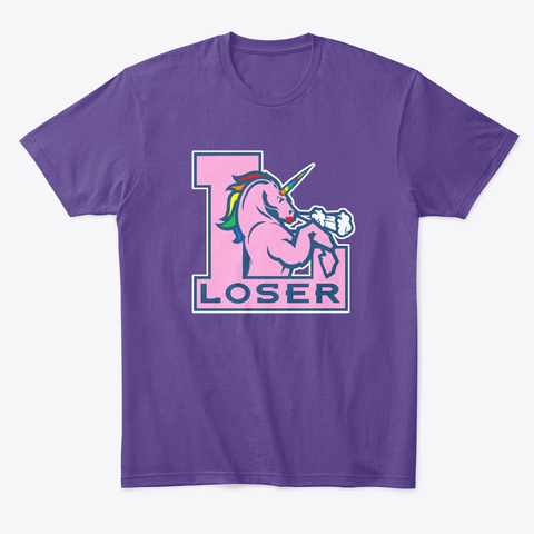 Loser Corn Purple T-Shirt Front