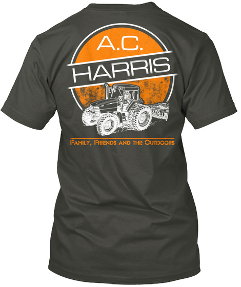 A.C. Harris Smoke Gray T-Shirt Back