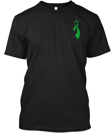 Depression Awareness! Black T-Shirt Front