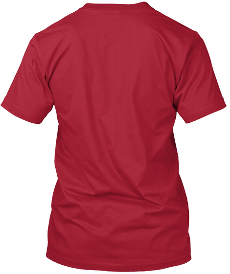 A Stay Real T Shirt Cherry Red T-Shirt Back