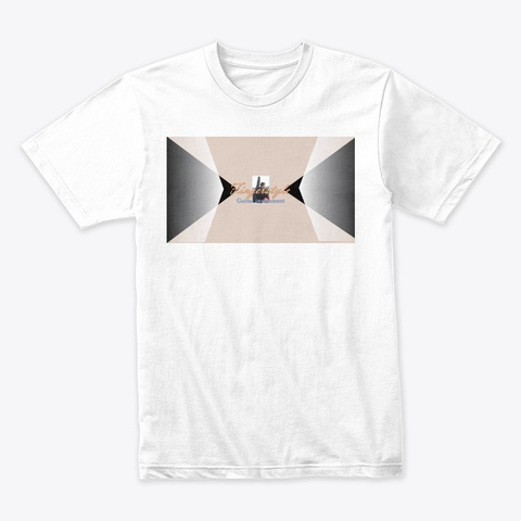 Triangle White T-Shirt Front